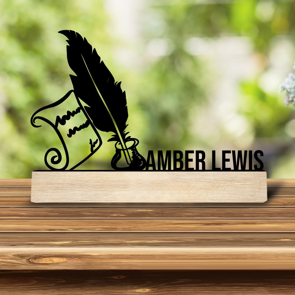 Home Decor Quirky - 1 Stück Personalisierte Retro-Eisenstatue Dekoration Anpassbarer