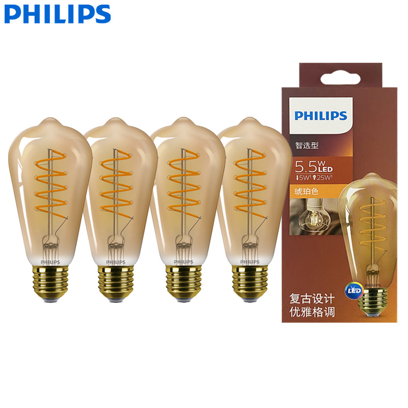 Philips Bulb Led Classic - Philips LED ST64 E27 Dekoratives Licht