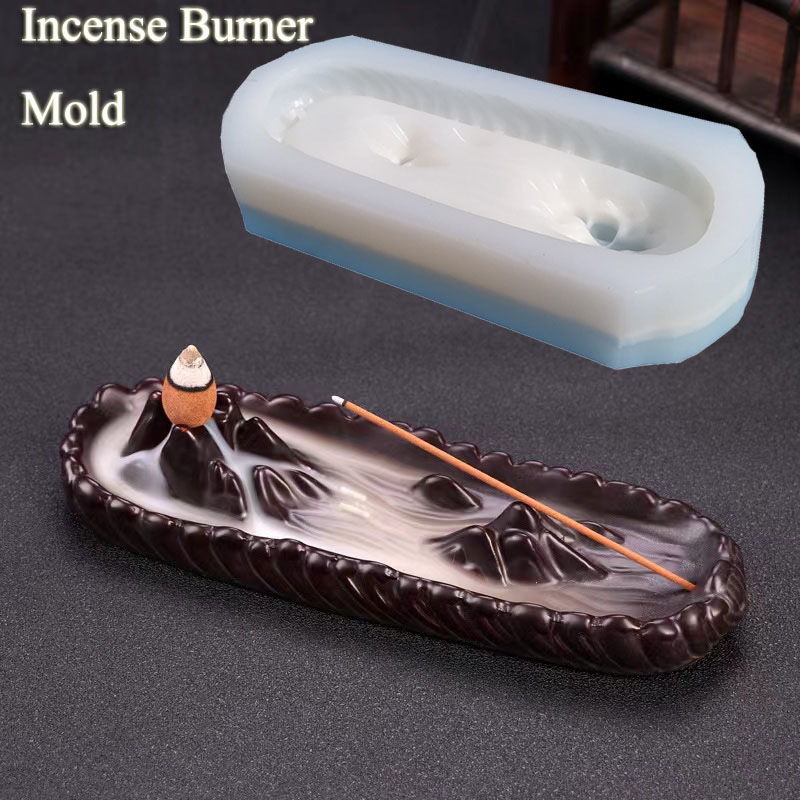 Incense Stick Holder - Große Beton Weihrauch halter Silikon formen