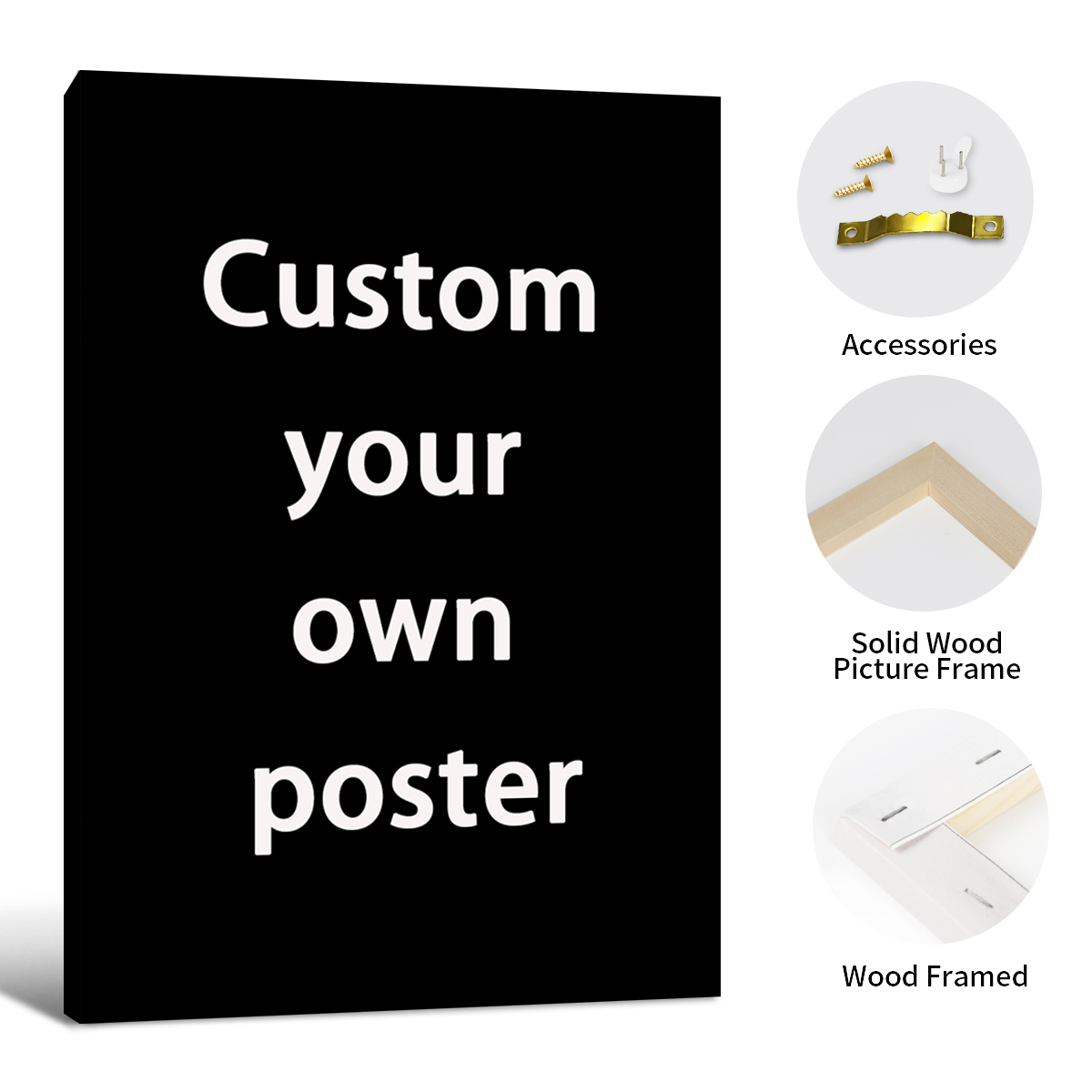 Home Decor Frames - Individuelle Poster, gerahmte Wandkunst, personalisierte Familienfotos,