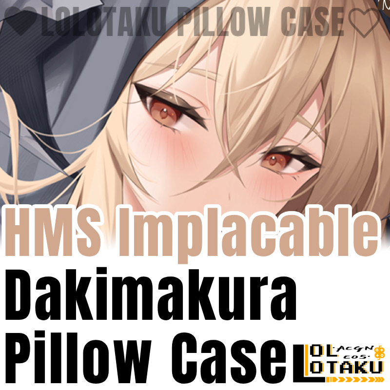 Home Decor Xmas - HMS Implacable Dakimakura Azur Lane Kissenbezug