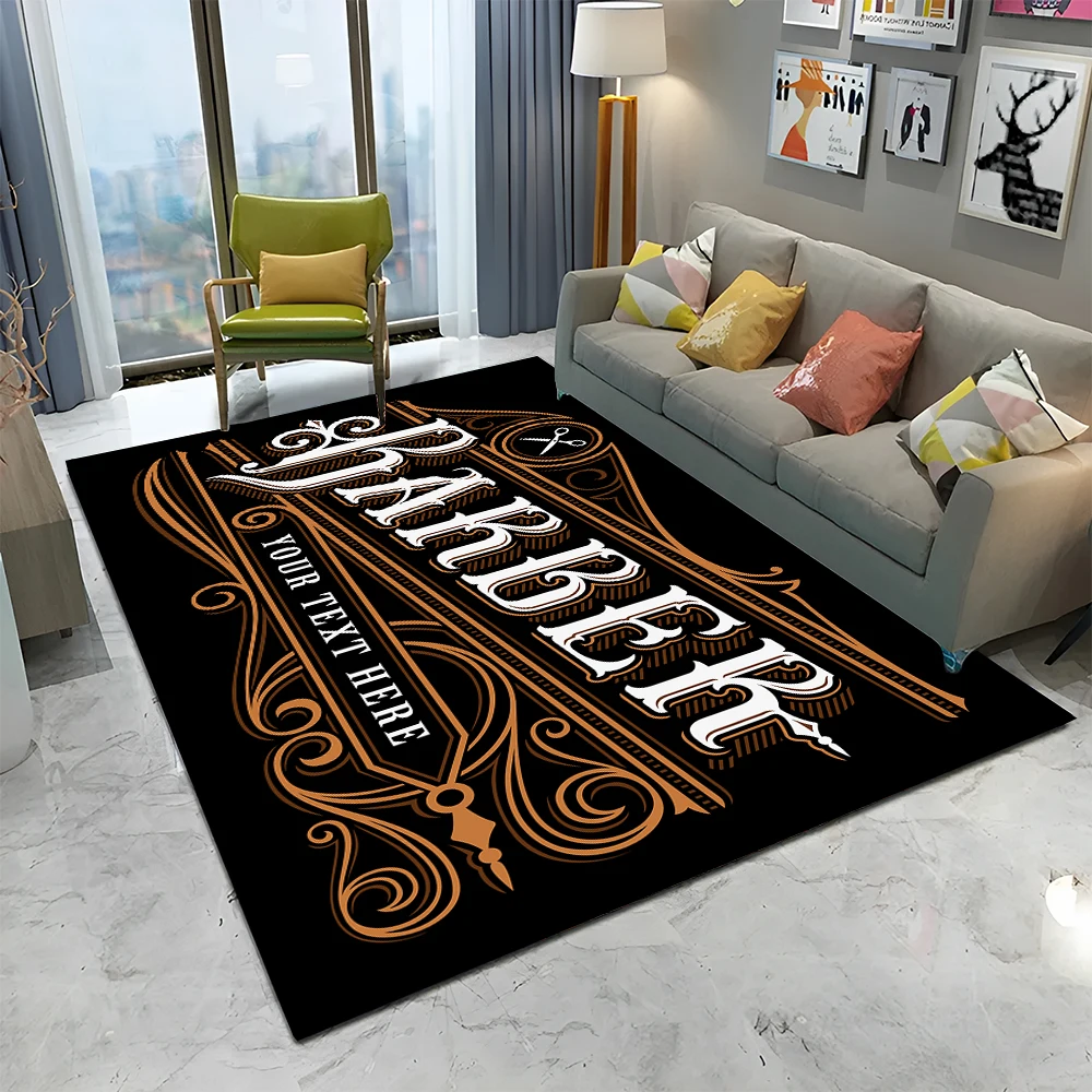 Home Decor Online Shopping - 3D Barber Shop Totenkopf Vintage Schild