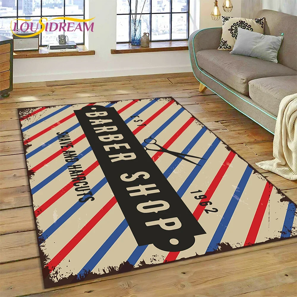 Home Decor Online Shopping - Mode Barber Shop Logo Schädel Vintage