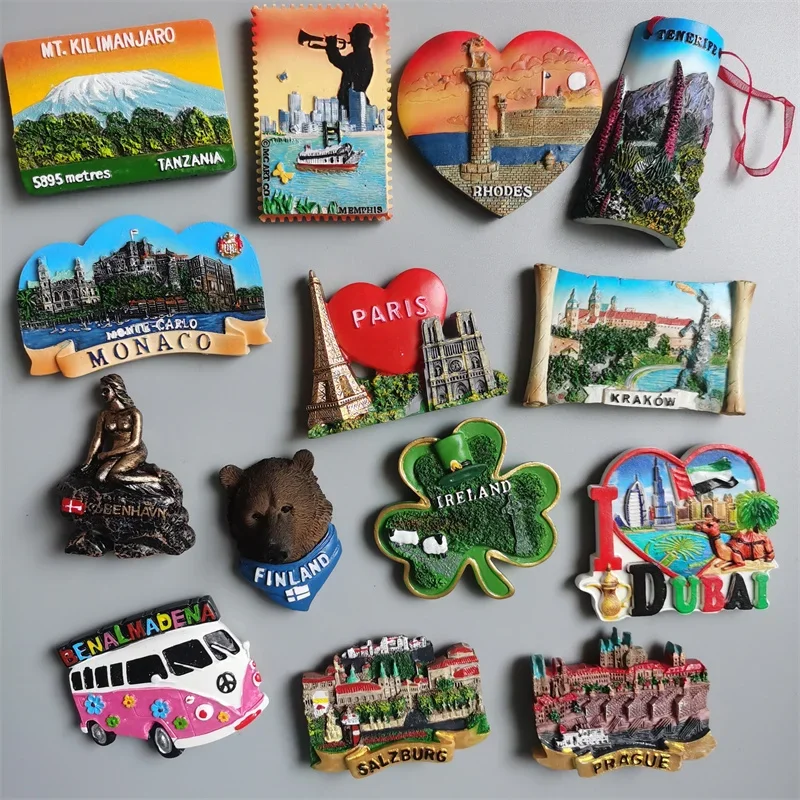 Germany Home Decor - Tourist Souvenir Kühlschrank Maggnet Deutschland Italien