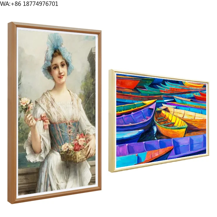 Home Decor Frames - NFT Mehrsprachiger Wandmontierter Elektronischer Heimdekorations-Bilderrahmen, Englisches