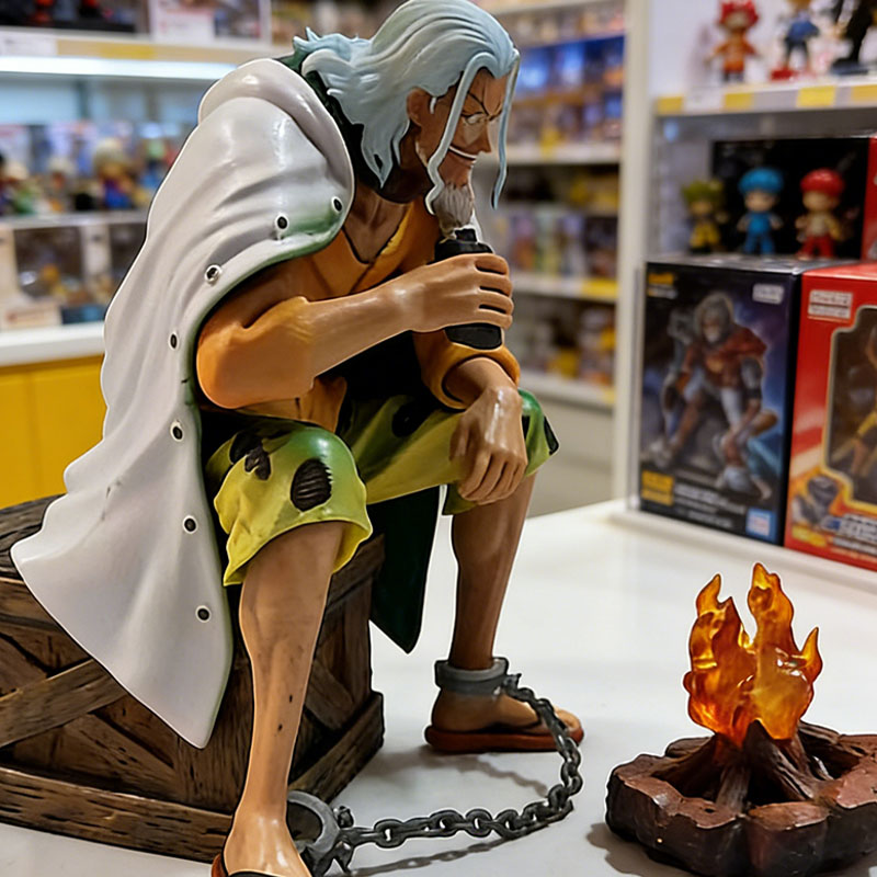 Home Decor Quirky - 2026@15cm One Piece Silvers Rayleigh Actionfigur
