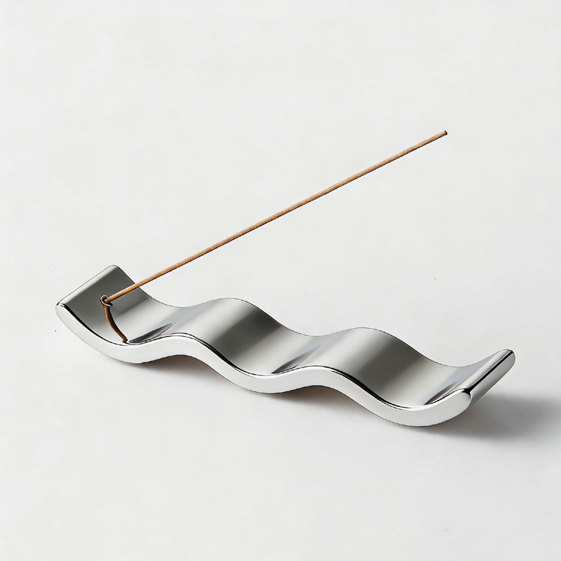 Incense Stick Holder - Räucherstäbchenhalter, Räucherstäbchenständer im japanischen Stil, Legierungs-Räuchergefäß