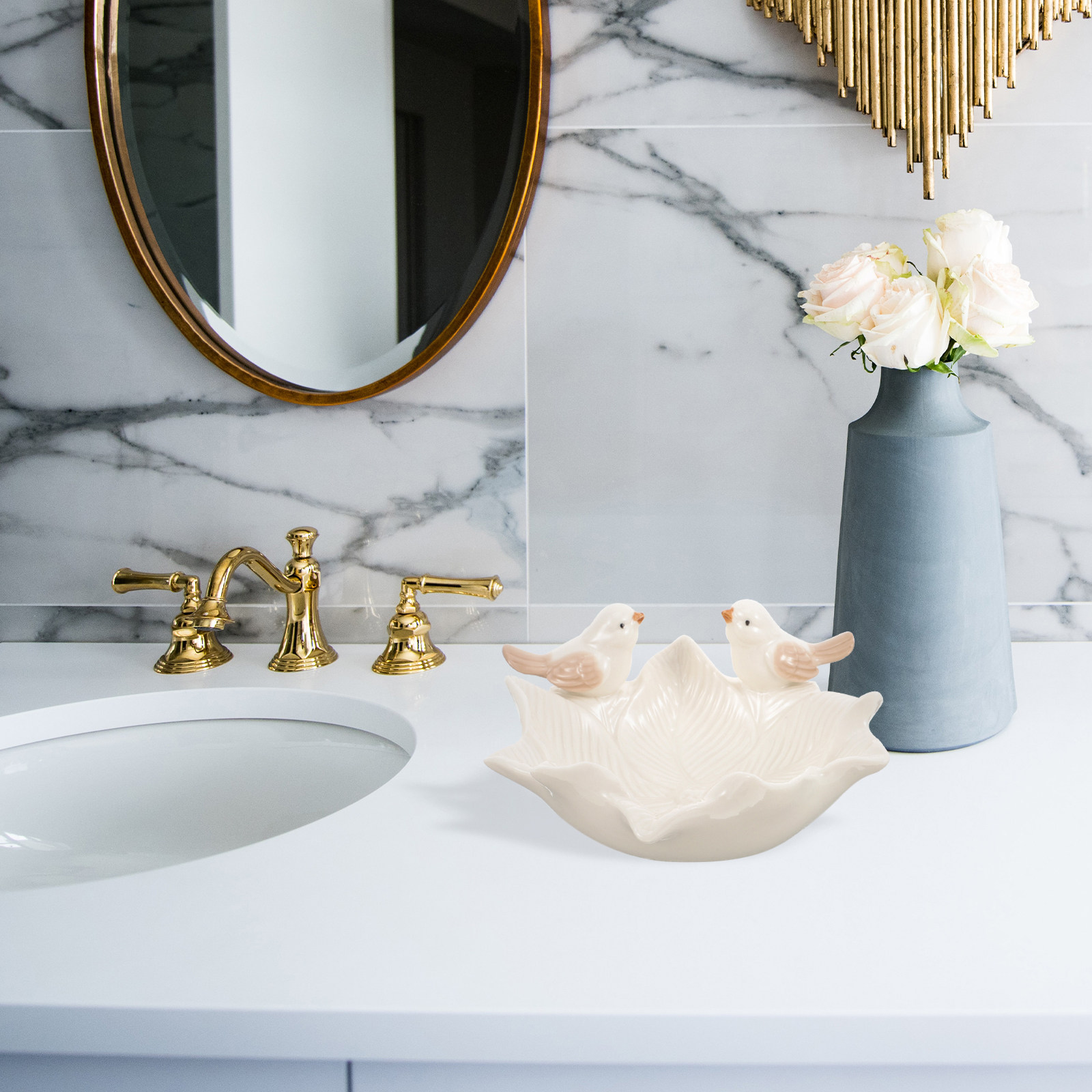Ceramic Trinket Dish - Keramik-Schmuckschale im Stilvollen Design, Schmuckteller für