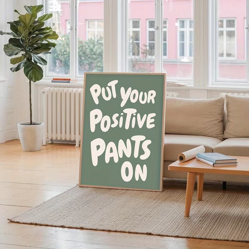 Moderne grüne Wandkunst mit po – Home Decor Quotes On Wall Bewertung und Preis