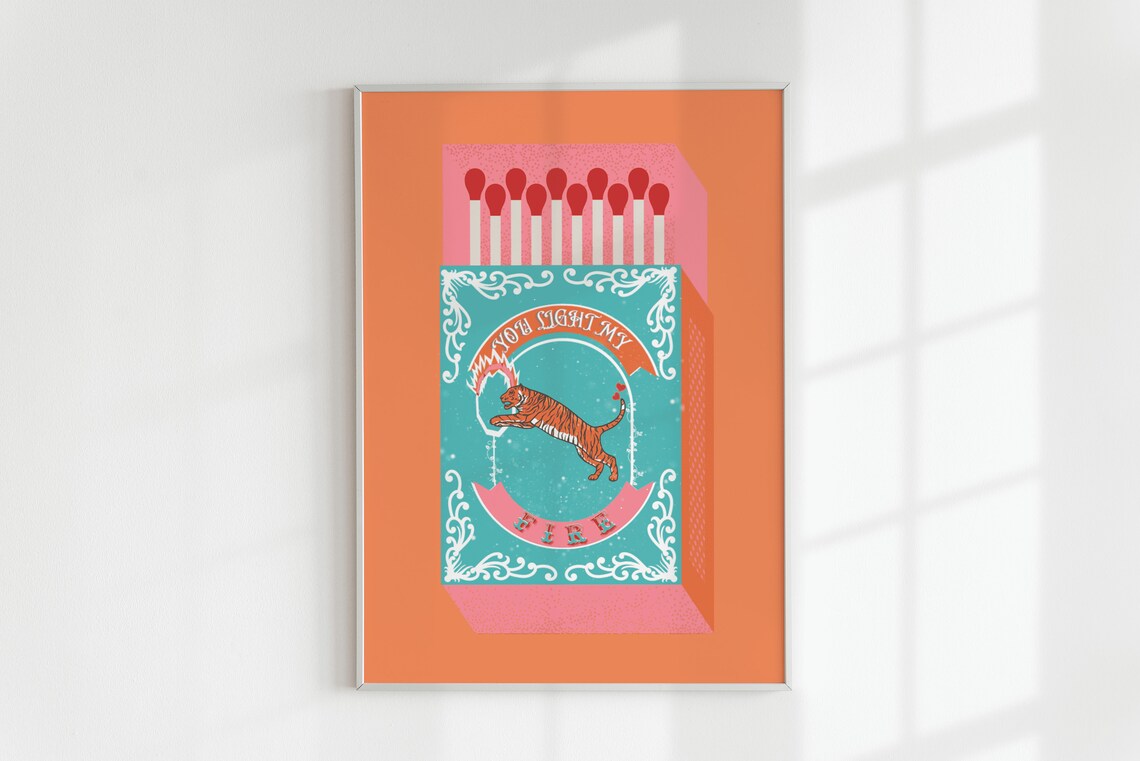 You Light My Fire Orange Match – Home Decor Orange Bewertung und Preis