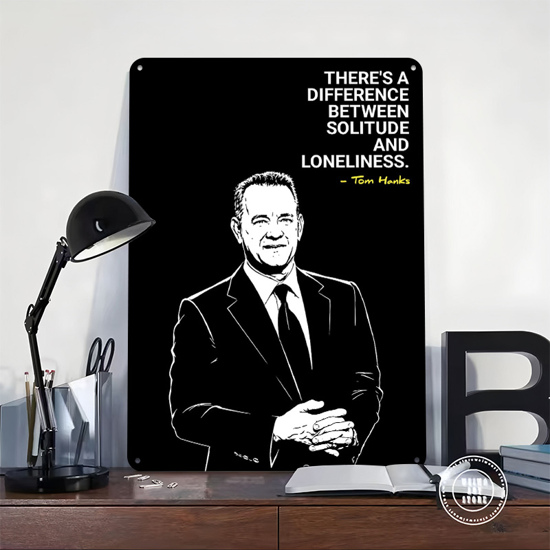 Zitat von Tom Hanks über Einsa – Home Decor Quotes On Wall Bewertung und Preis