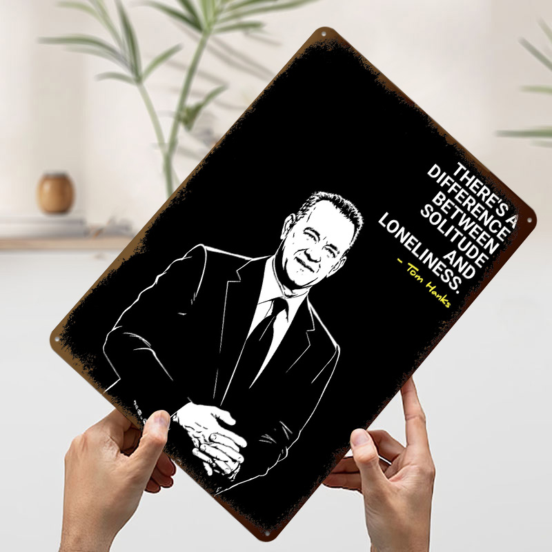 Zitat von Tom Hanks über Einsa – Home Decor Quotes On Wall Bewertung und Preis