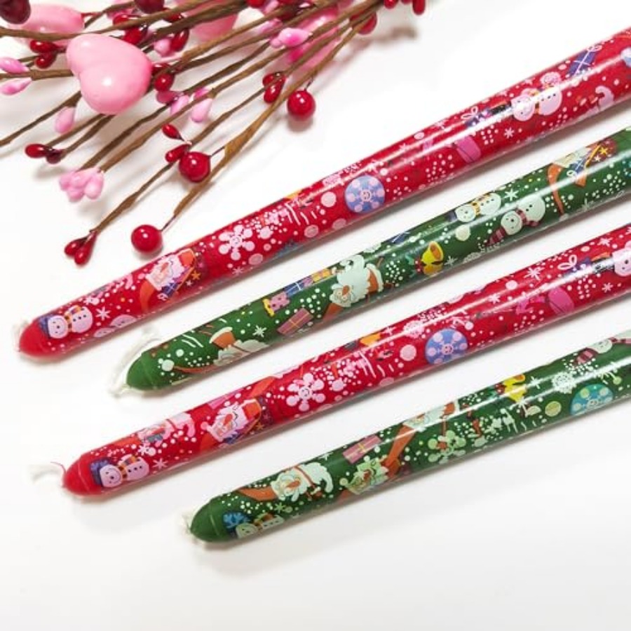 Weihnachts-Stabkerzen und Lang – Home Decor Xmas Bewertung und Preis