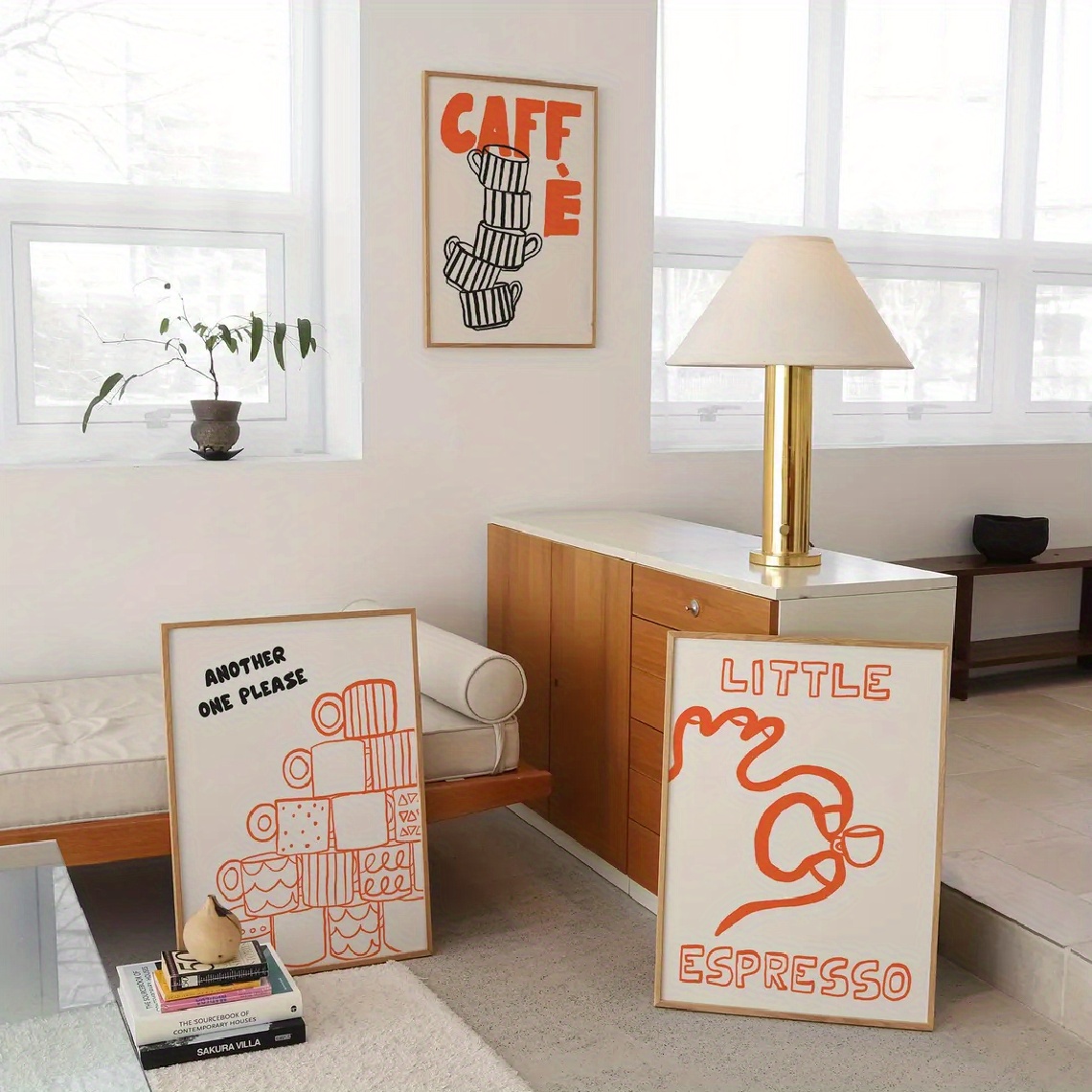 1/3 Stück italienisches Kaffee – Home Decor Orange Bewertung und Preis