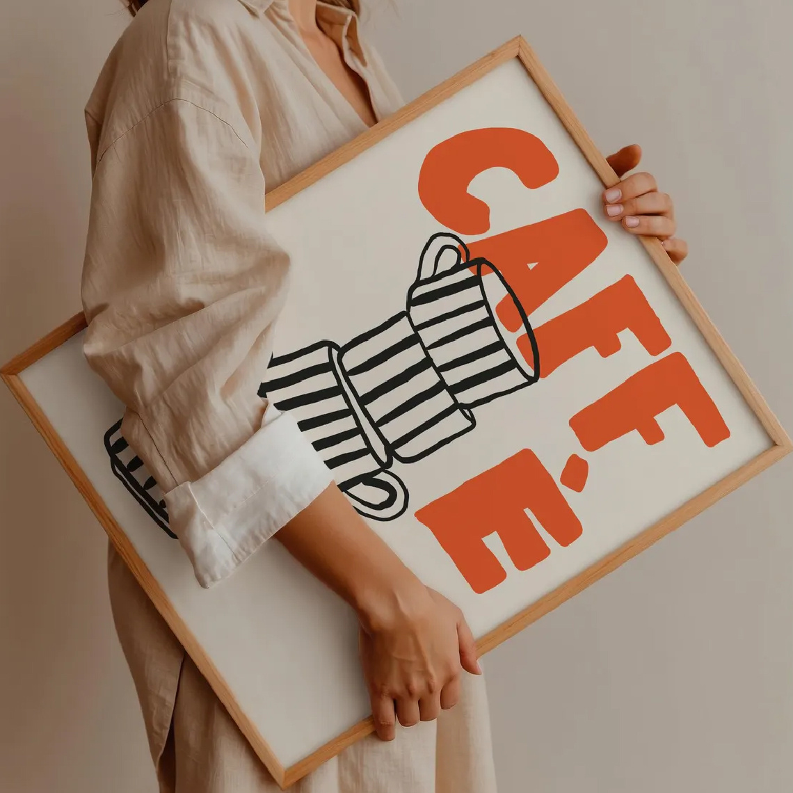 1/3 Stück italienisches Kaffee – Home Decor Orange Bewertung und Preis