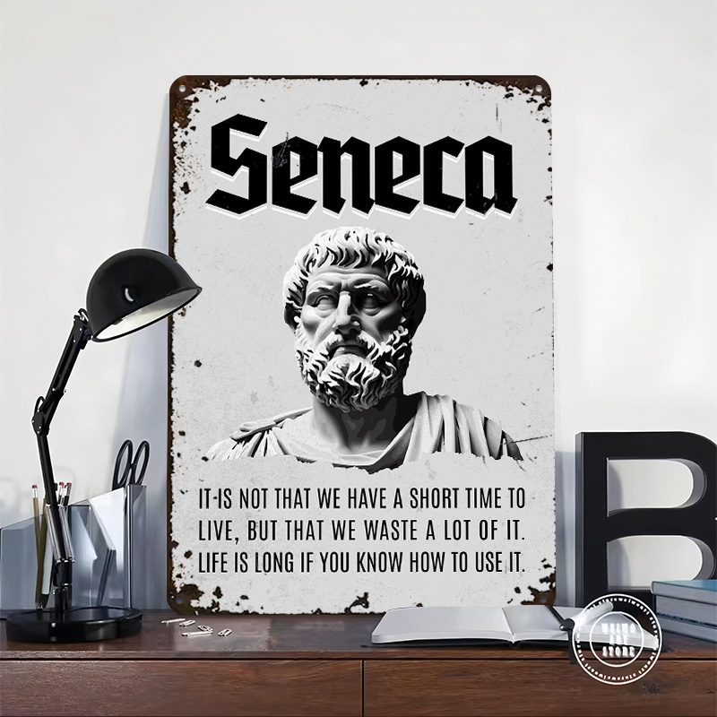 Seneca Stoic Zitat 4, Metallpo – Home Decor Quotes On Wall Bewertung und Preis