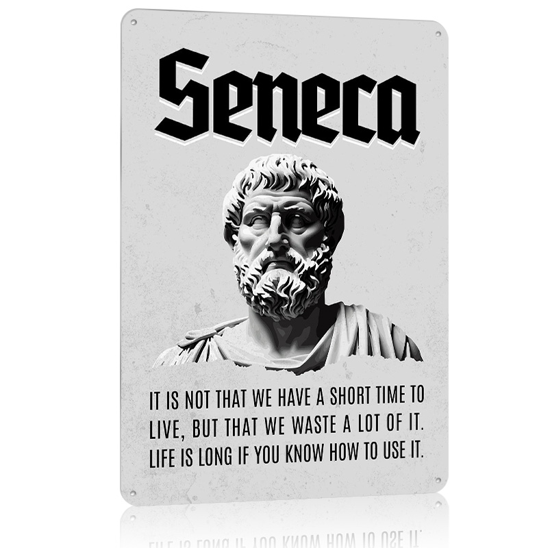 Seneca Stoic Zitat 4, Metallpo – Home Decor Quotes On Wall Bewertung und Preis