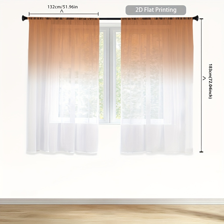 2 Stück Digital Bedruckte Tran – Home Decor Orange Bewertung und Preis