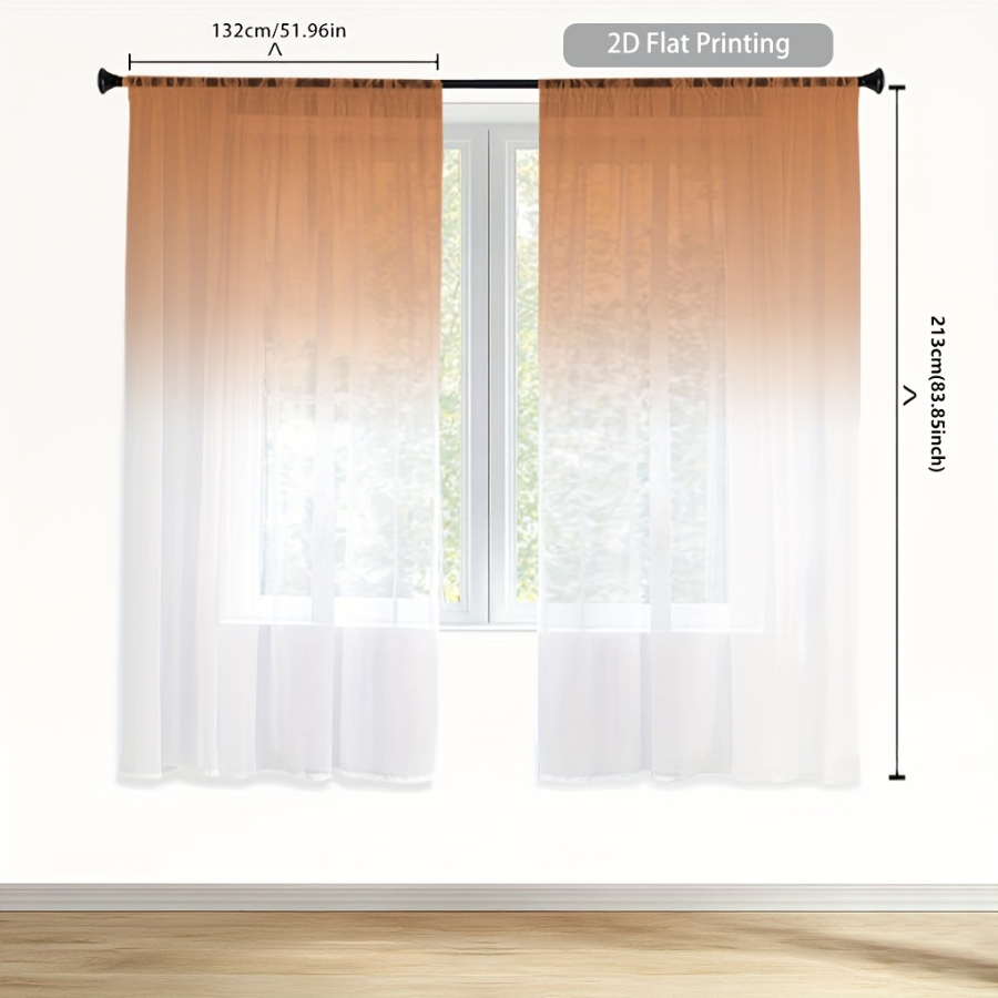 2 Stück Digital Bedruckte Tran – Home Decor Orange Bewertung und Preis