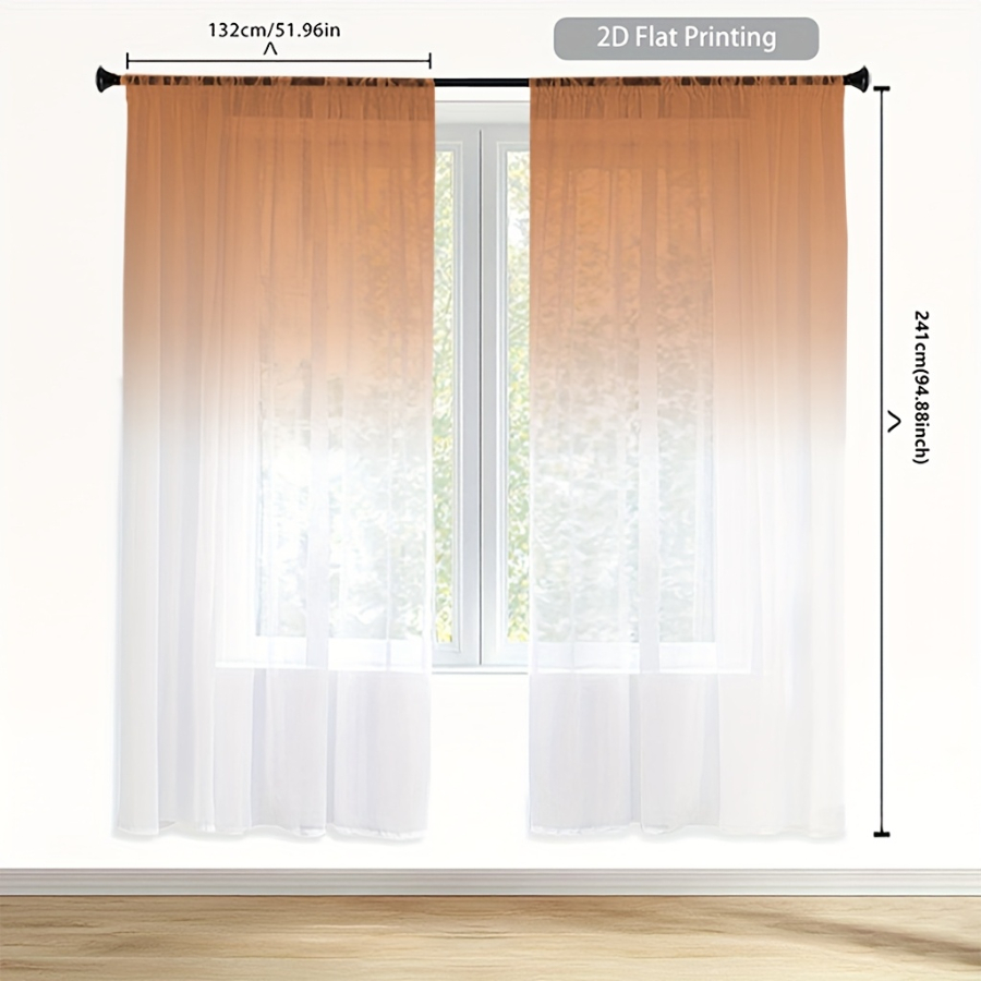 2 Stück Digital Bedruckte Tran – Home Decor Orange Bewertung und Preis