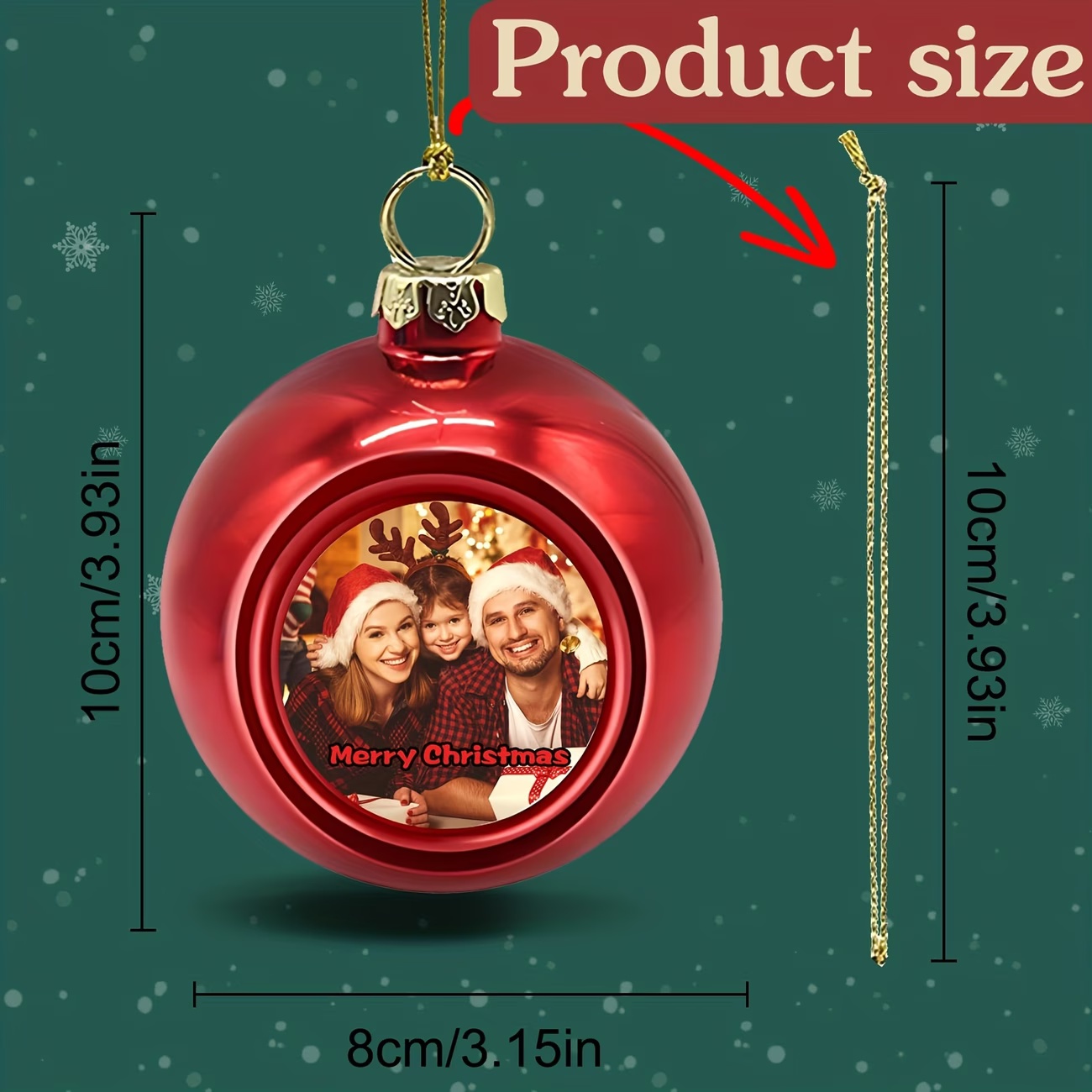Personalisierte Foto-Weihnacht – Home Decor Xmas Bewertung und Preis