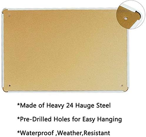 HOUVSSEN Metall-Blechschild, 2 – Germany Home Decor Bewertung und Preis