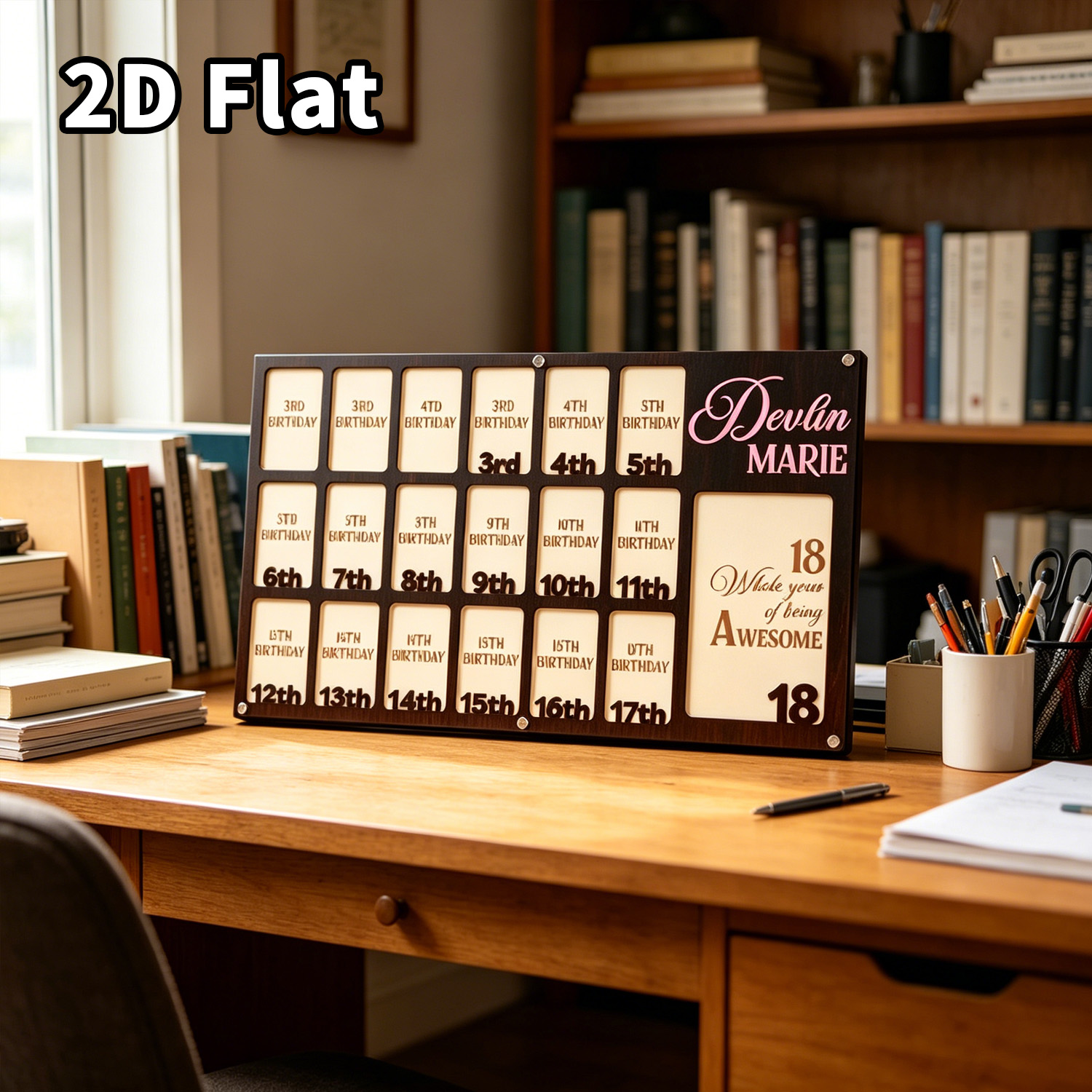 1 Stück Personalisierter Holz- – Home Decor Frames Bewertung und Preis