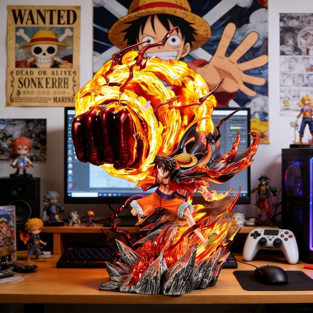 LZ Karmic Fire Luffy 35CM Leuc – Home Decor Quirky Bewertung und Preis