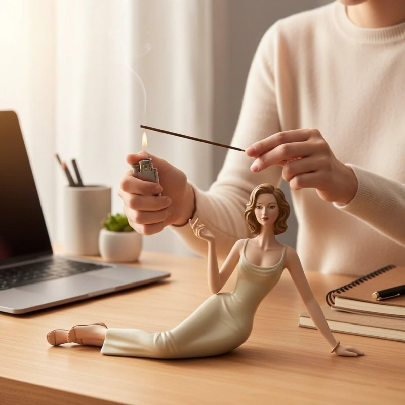 Elegante Damenfigur, Räucherst – Incense Stick Holder Bewertung und Preis