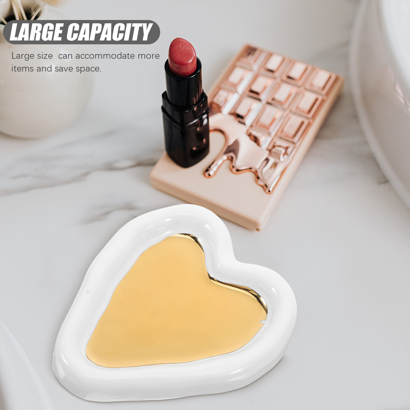 Herzförmige Schmuckschale in W – Ceramic Trinket Dish Bewertung und Preis