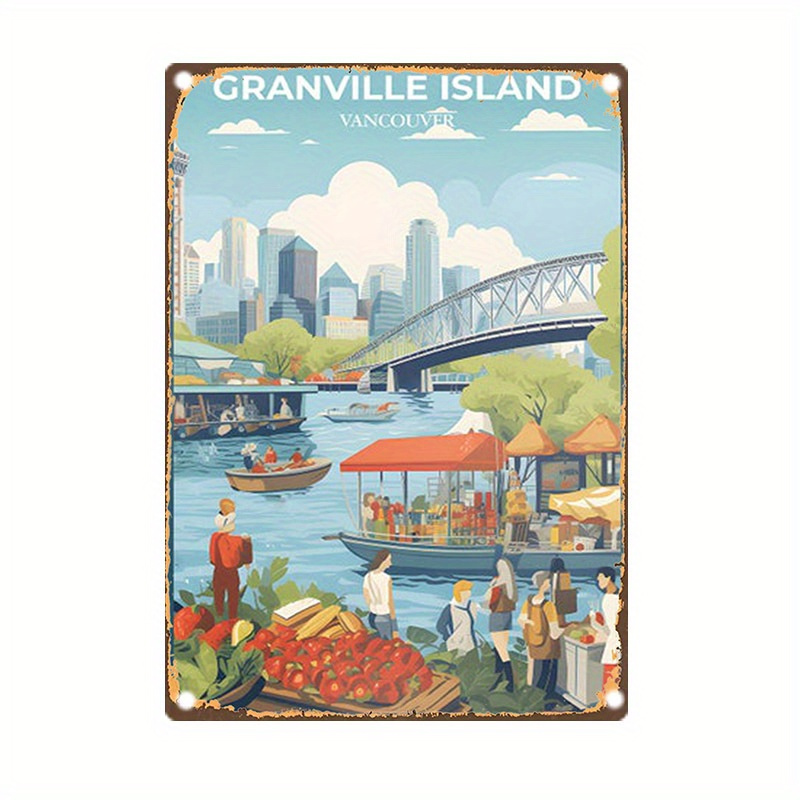 Metall-Blechschild „Granville  – Home Decor Vancouver Bewertung und Preis