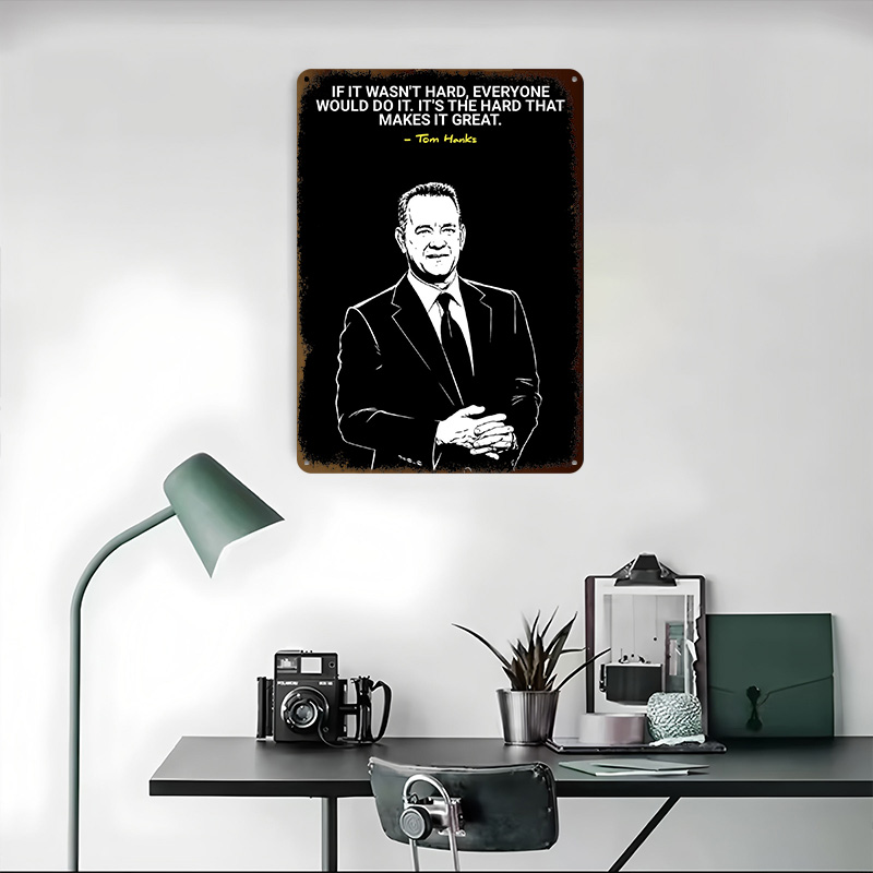 Zitat von Tom Hanks über Harte – Home Decor Quotes On Wall Bewertung und Preis