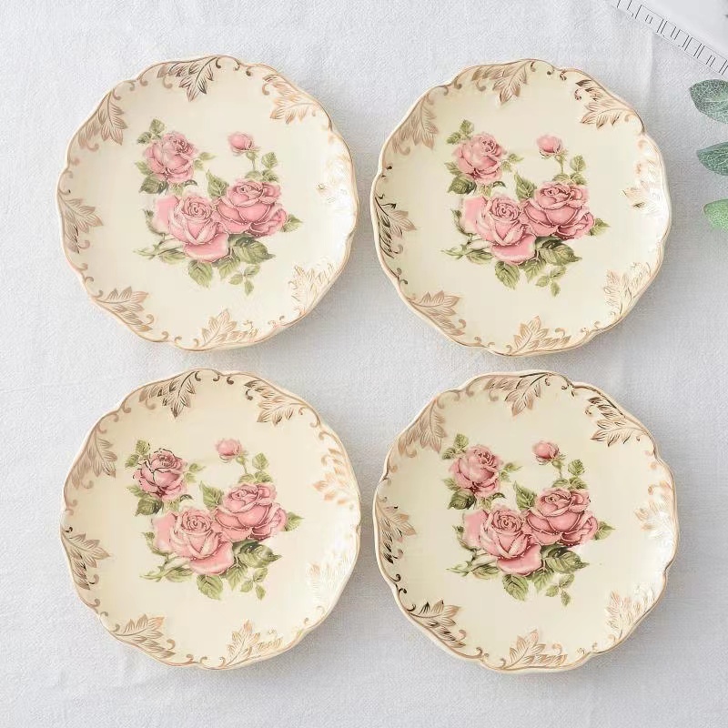 Rose Blume Hand Bemalt Kaffee  – Ceramic Trinket Dish Bewertung und Preis