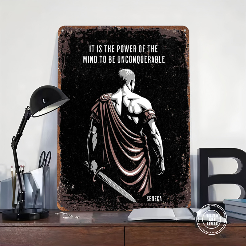 Seneca Stoic Zitat Metall Post – Home Decor Quotes On Wall Bewertung und Preis