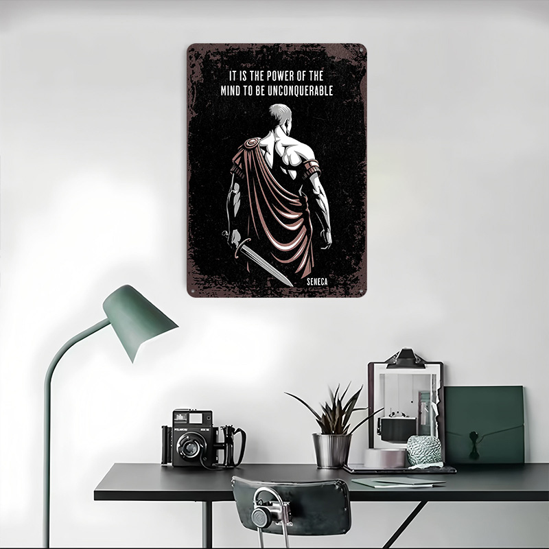 Seneca Stoic Zitat Metall Post – Home Decor Quotes On Wall Bewertung und Preis