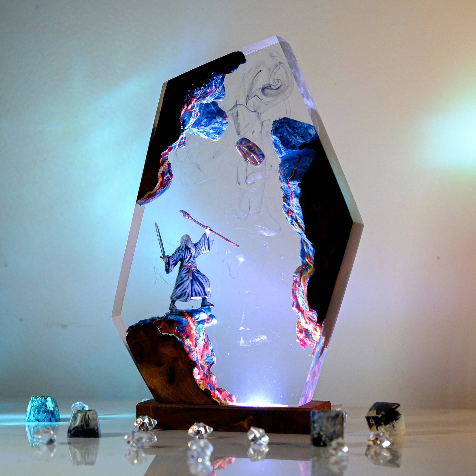 Film-Szenen-Figur Tischlampe a – Home Decor Xmas Bewertung und Preis