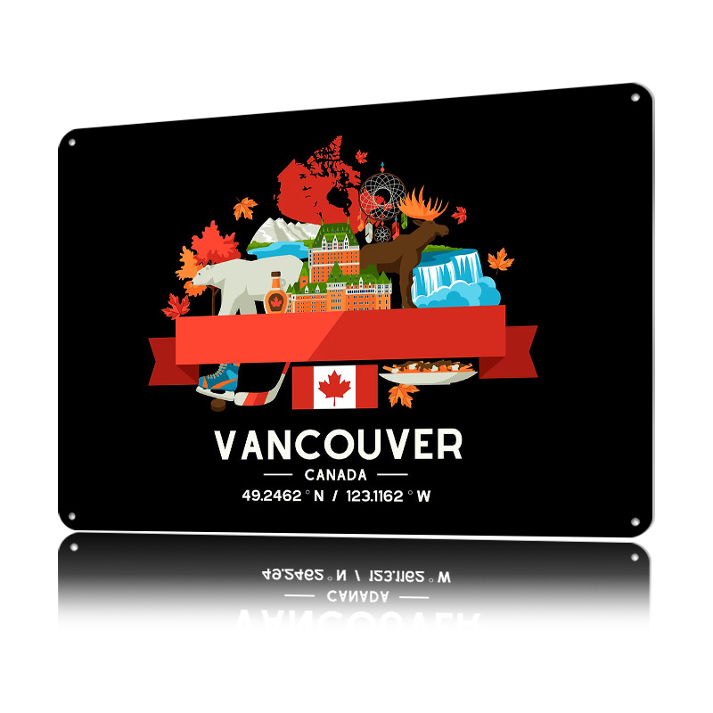 Vancouver Stadtplan Gedrucktes – Home Decor Vancouver Bewertung und Preis