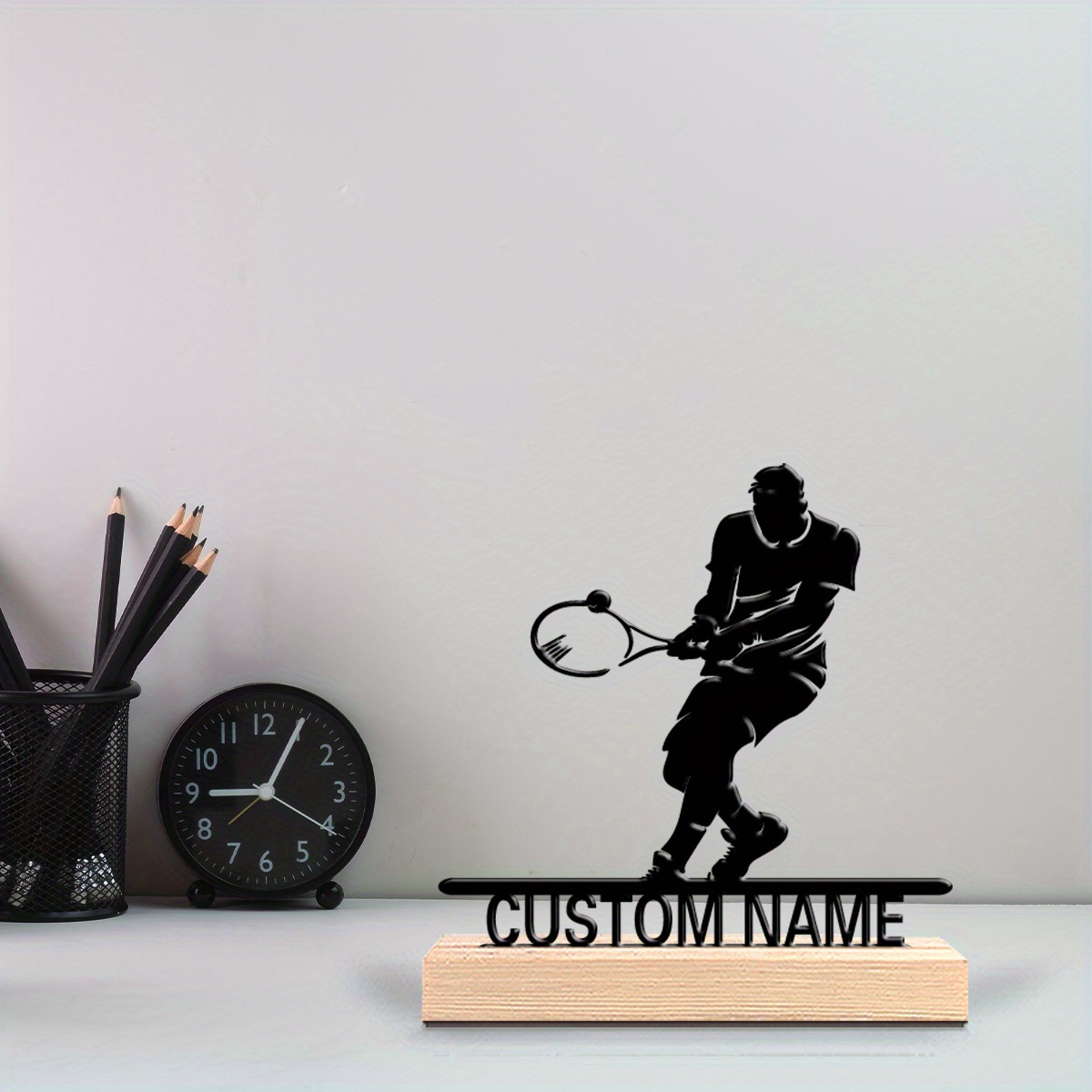 Personalisierte Tennisspieler- – Home Decor Quirky Bewertung und Preis