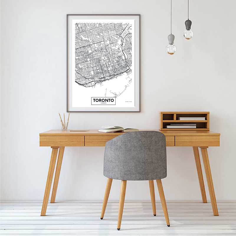 Kanada Toronto Stadt Karte Pos – Home Decor Vancouver Bewertung und Preis