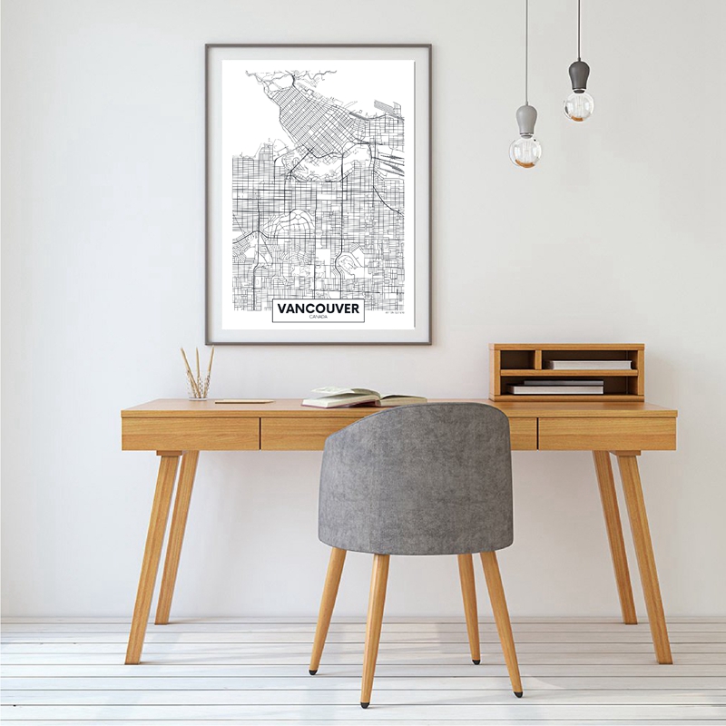 Kanada Toronto Stadt Karte Pos – Home Decor Vancouver Bewertung und Preis