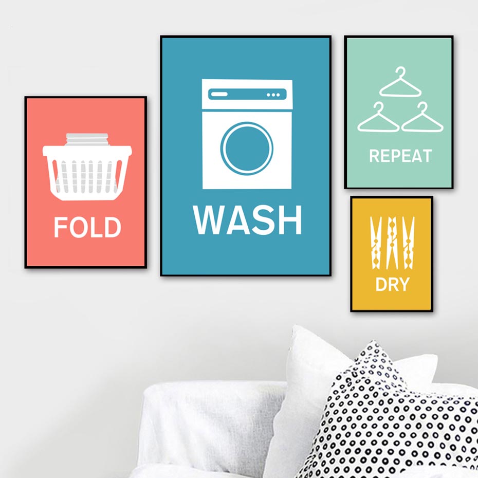 Wohnkultur Moderne Waschküche  – Home Decor Quotes On Wall Bewertung und Preis