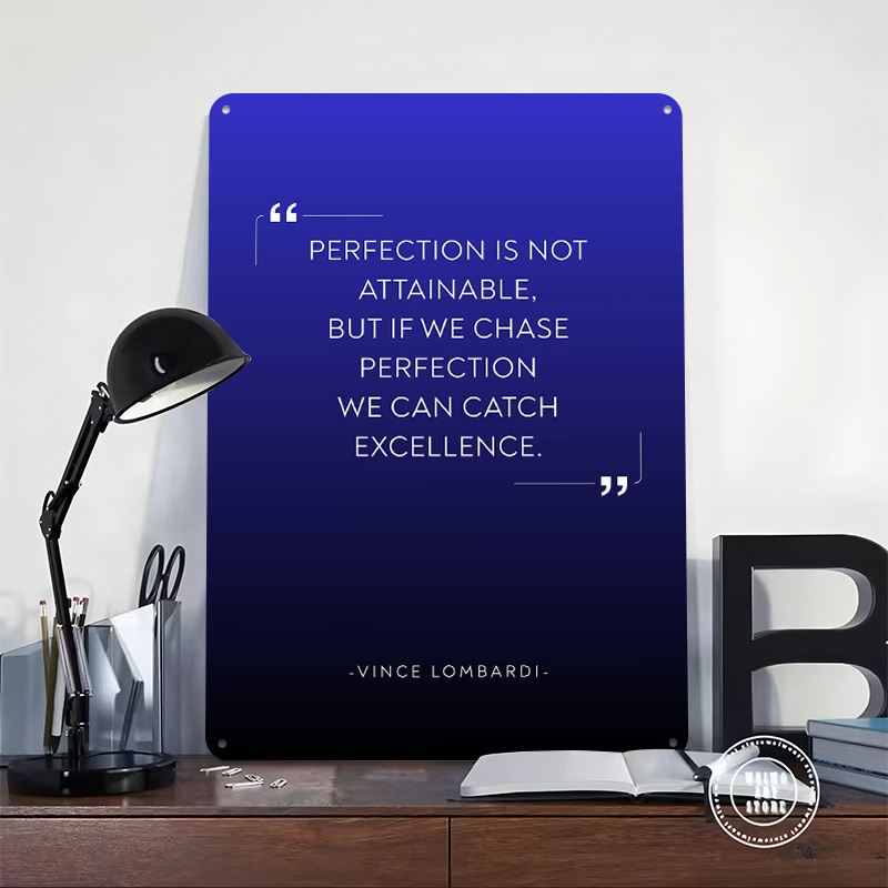 Vince Lombardi Zitat über Perf – Home Decor Quotes On Wall Bewertung und Preis