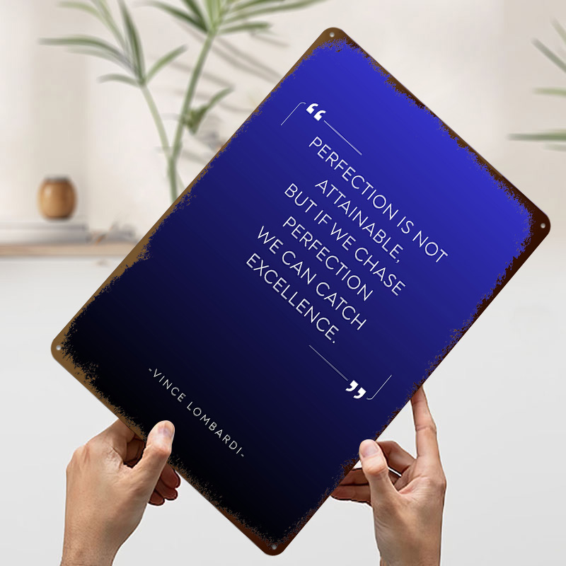 Vince Lombardi Zitat über Perf – Home Decor Quotes On Wall Bewertung und Preis