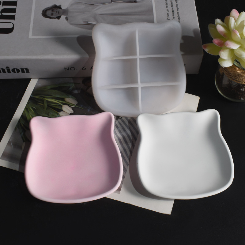 Gips Katze Teller Form Kätzche – Ceramic Trinket Dish Bewertung und Preis