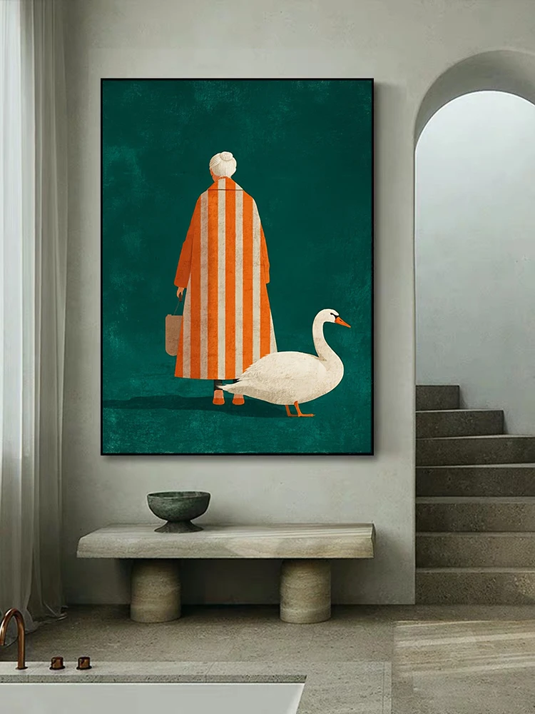 Figur in Orange, Weiß, gestrei – Home Decor Orange Bewertung und Preis