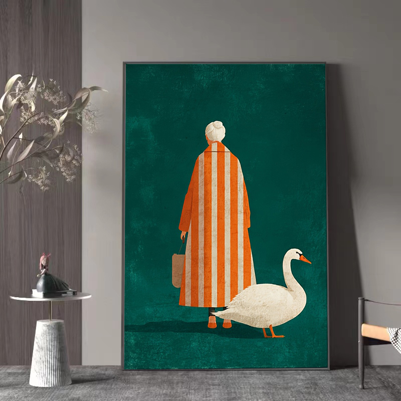 Figur in Orange, Weiß, gestrei – Home Decor Orange Bewertung und Preis